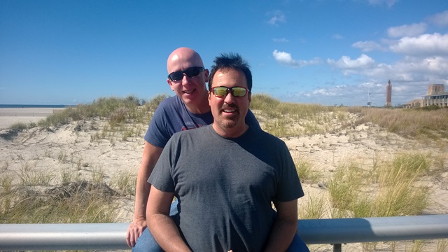 Tom and Todd at Jones Beach