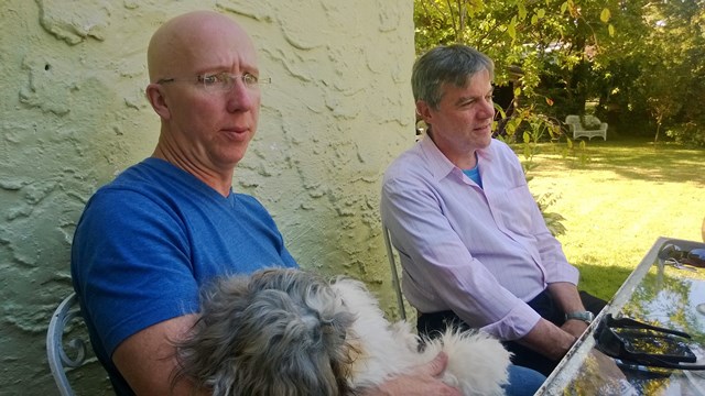 Lunch at Alan and David's