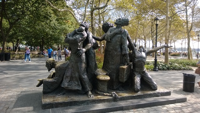 Battery Park The Immigrants sculpture